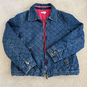 Vintage Quilted Denim Jacket